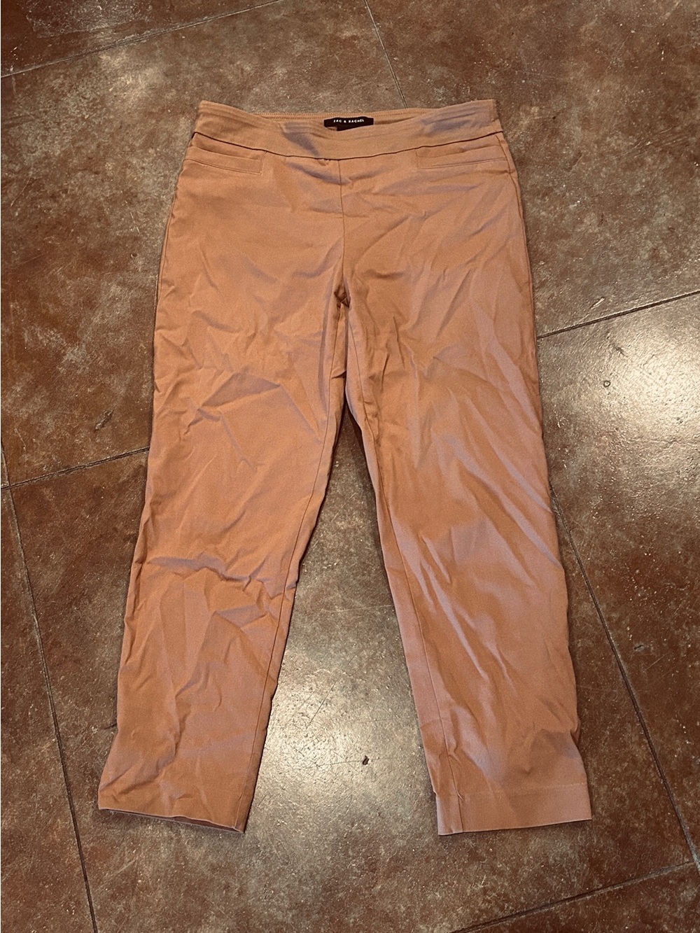 Zac and Rachel Cropped Ankle Pants - camel